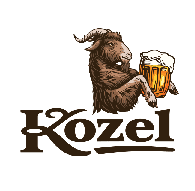 KOZEL_LOGO_brand identity_color_cmyk hotel U Ledu Kozel
